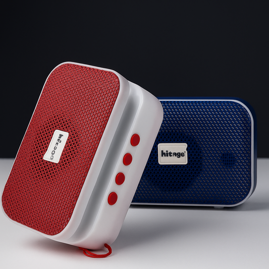 Hitage Glare Portable Bluetooth Speaker – Bold Sound | Stylish Design | Dual-Color Options
