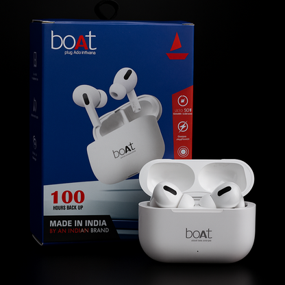 BoAt Airdopes – 100 Hours Playback | Made in India | ASAP Charge | Premium Sound